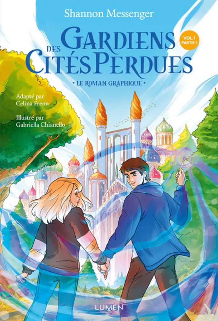 Couverture du livre « Gardiens des cités perdues : le roman graphique » de Shannon Messenger, librairie Les Contes Infusés à Corte