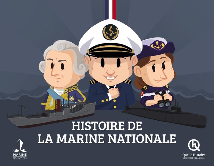 Couverture du livre « HISTOIRE DE LA MARINE NATIONALE », librairie Les Contes Infusés à Corte