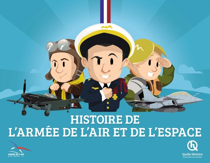 Couverture du livre « HISTOIRE DE L'ARMEE DE L'AIR ET DE L'ESPACE » de Xxx, librairie Les Contes Infusés à Corte