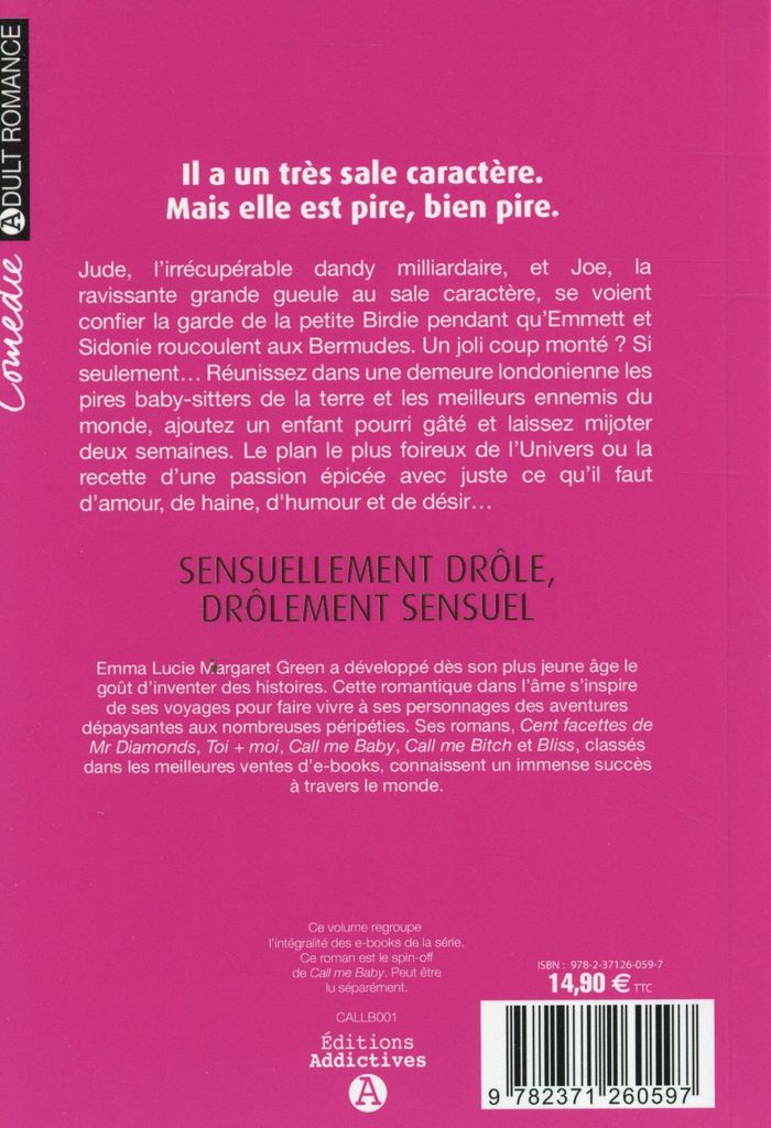 Quatrième de couverture de « Call me bitch »