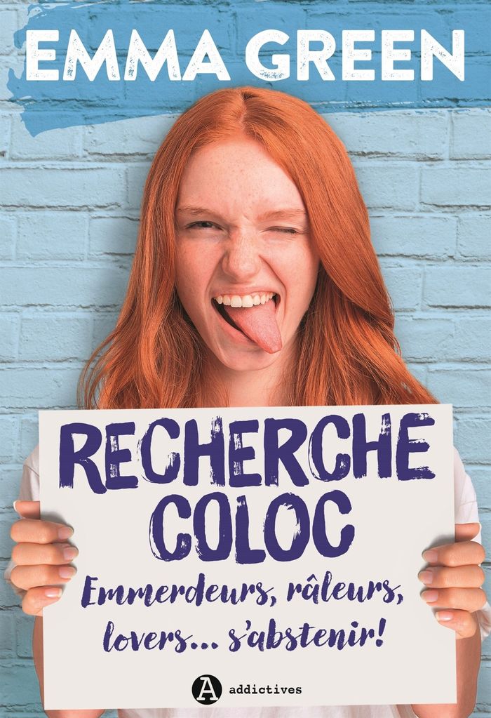 Couverture du livre « Recherche coloc : emmerdeurs, râleurs, lovers, s'abstenir ! » de Emma Green, librairie Les Contes Infusés à Corte