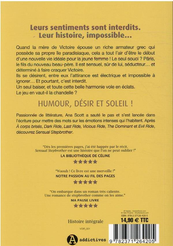Quatrième de couverture de « Sensual stepbrother »
