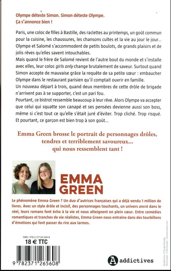 Quatrième de couverture de « Le Goût de nos rêves »