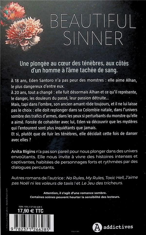 Quatrième de couverture de « Beautiful sinner »