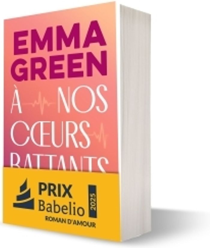 Couverture du livre « À nos coeurs battants » de Emma Green, librairie Les Contes Infusés à Corte