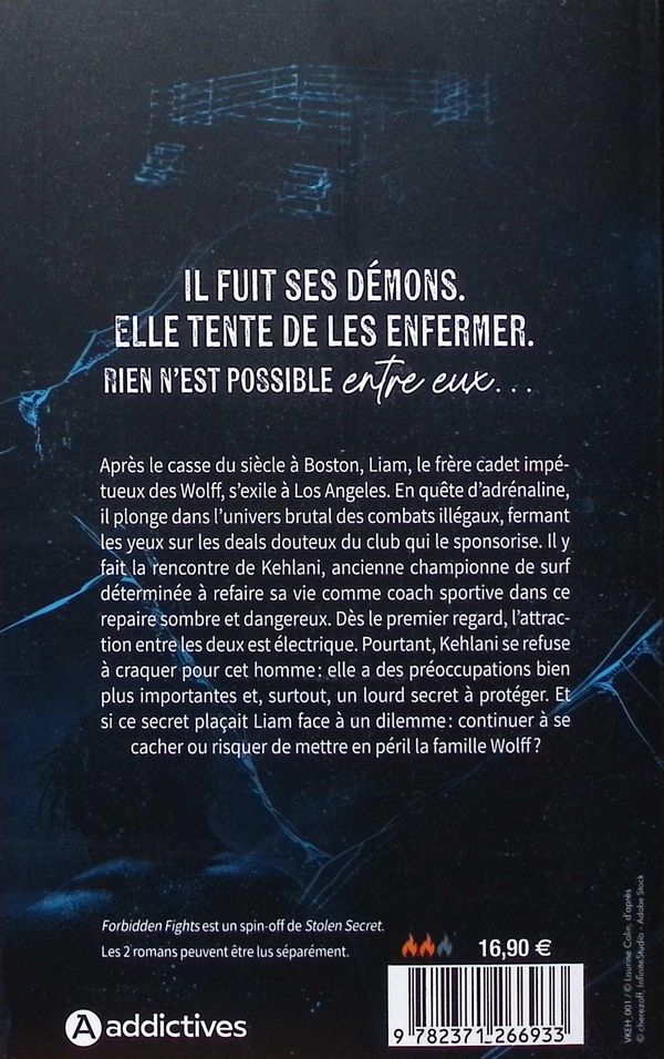 Quatrième de couverture de « Forbidden fights »