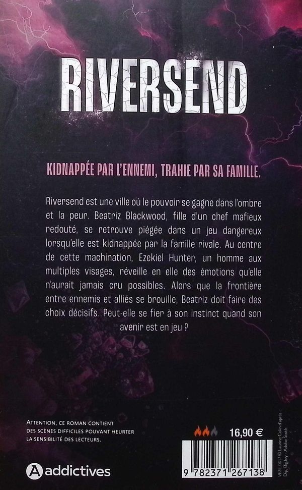 Quatrième de couverture de « Riversend »
