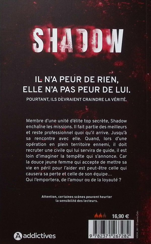 Quatrième de couverture de « Shadow »