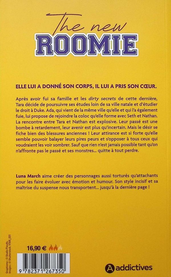 Quatrième de couverture de « The new roomie »