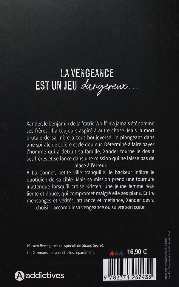 Quatrième de couverture de « Hacked revenge »