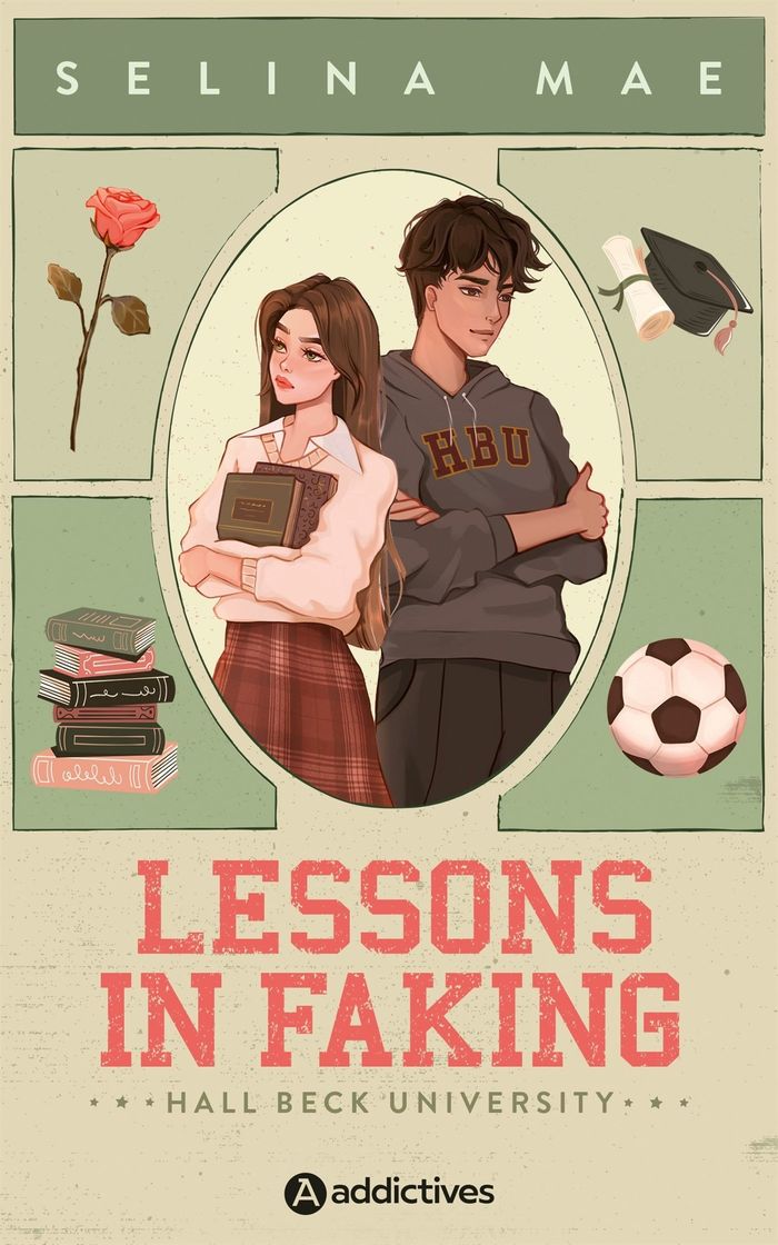 Couverture du livre « Lessons in faking » de Selina Mae, librairie Les Contes Infusés à Corte
