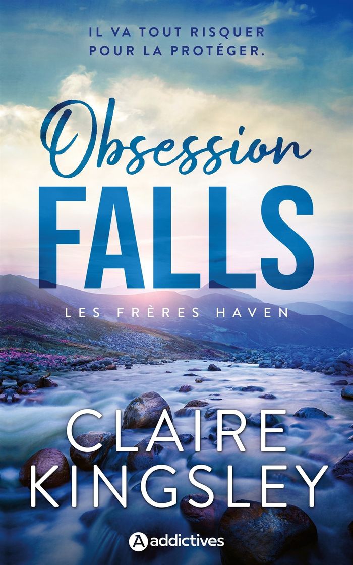 Couverture du livre « Obsession falls » de Claire Kingsley, librairie Les Contes Infusés à Corte