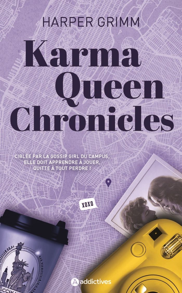 Couverture du livre « Karma queen chronicles » de Harper Grimm, librairie Les Contes Infusés à Corte