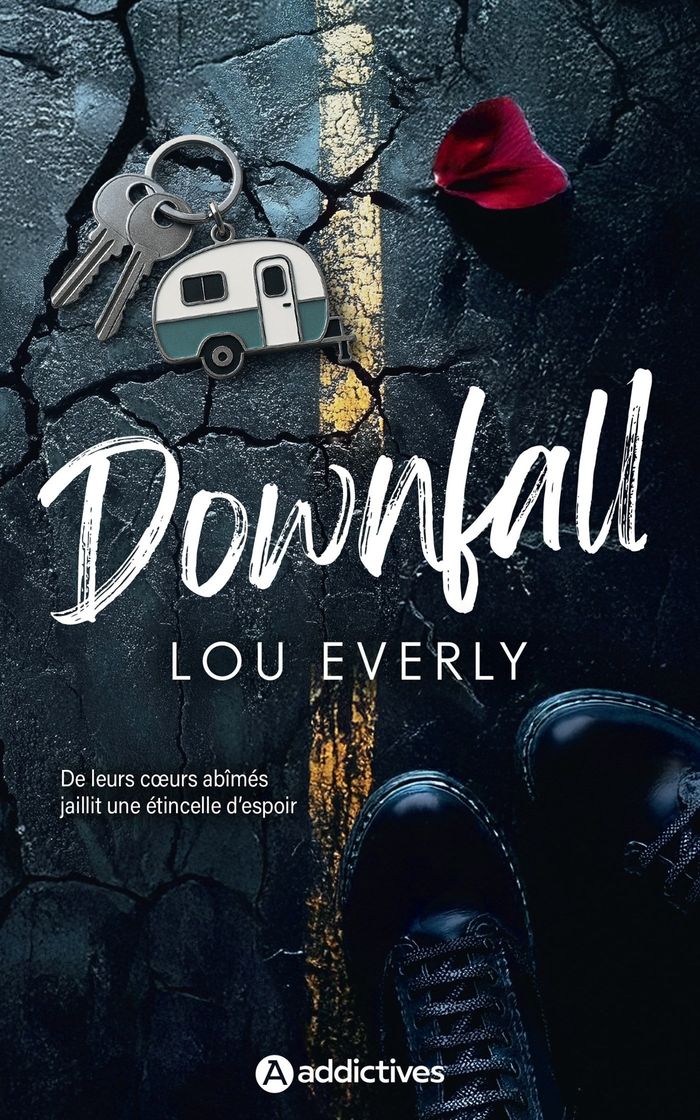 Couverture du livre « Downfall » de Lou Everly, librairie Les Contes Infusés à Corte