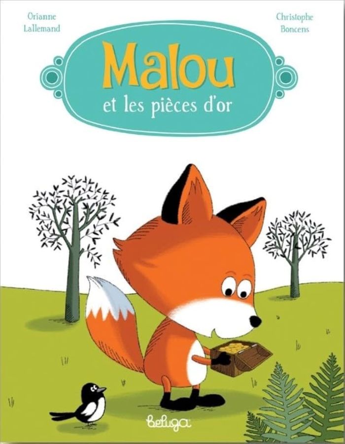 Couverture du livre « Malou et les pièces d'or », librairie Les Contes Infusés à Corte