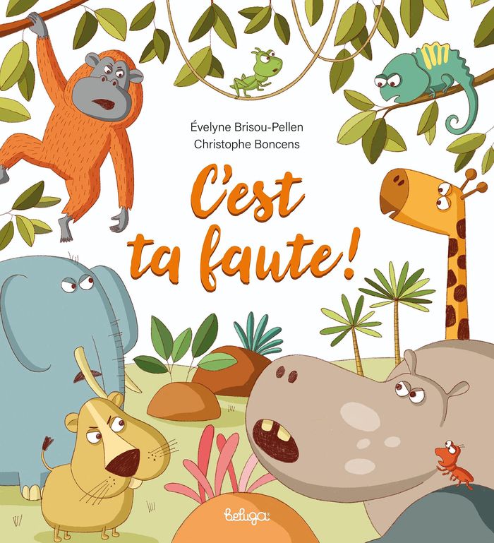 Couverture du livre « C'est ta faute ! » de Évelyne Brisou-Pellen, librairie Les Contes Infusés à Corte