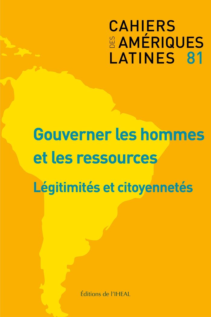 Couverture du livre « CAHIERS DES AMERIQUES LATINES, N  81/2016 » de Divers Auteurs, librairie Les Contes Infusés à Corte