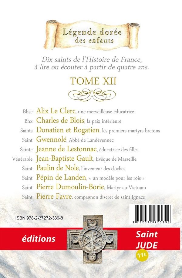 Quatrième de couverture de « Les saints de France »