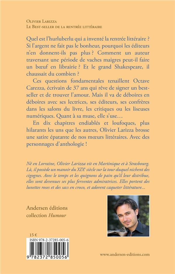 Quatrième de couverture de « LE BEST-SELLER DE LA RENTREE LITTERAIRE »