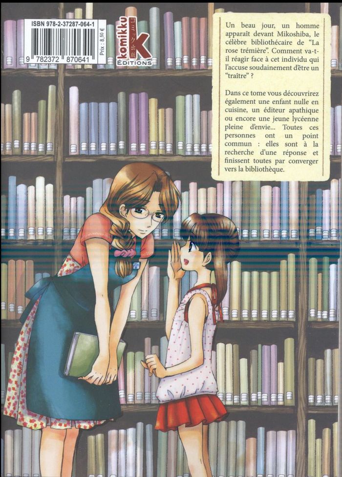 Quatrième de couverture de « LE MAITRE DES LIVRES T06 - VOL06 »