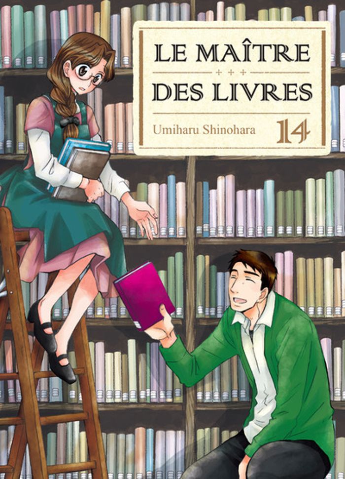 Couverture du livre « LE MAITRE DES LIVRES T14 - VOL14 » de Umiharu Shinohara, librairie Les Contes Infusés à Corte