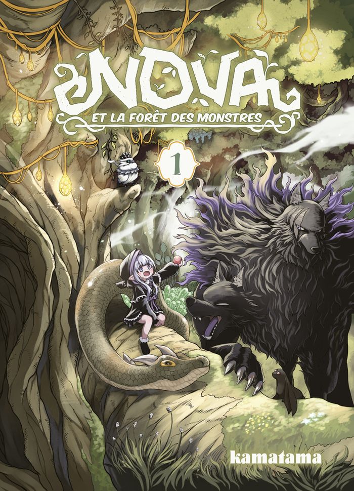Couverture du livre « Nova et la forêt des monstres » de Kamata, librairie Les Contes Infusés à Corte