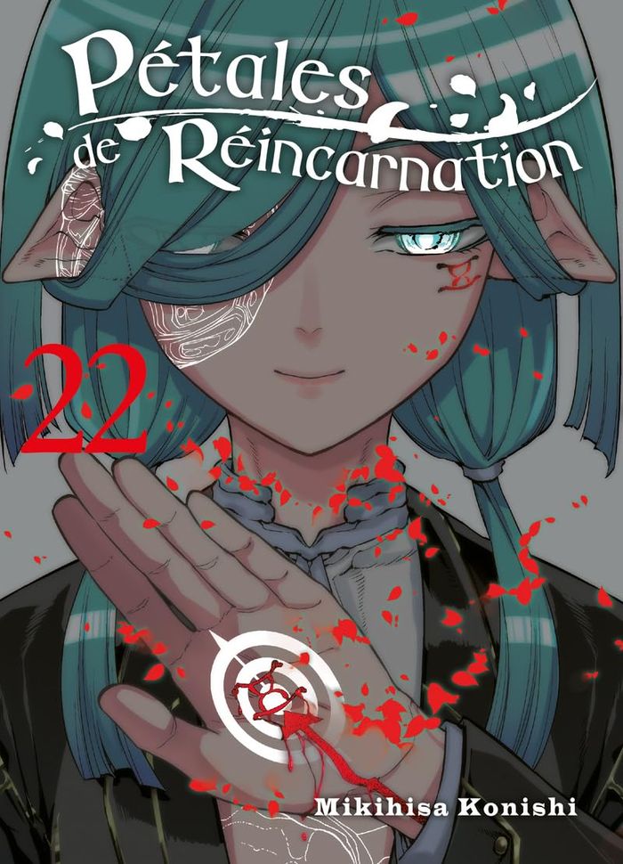 Couverture du livre « Pétales de réincarnation » de Mikihisa Konishi, librairie Les Contes Infusés à Corte