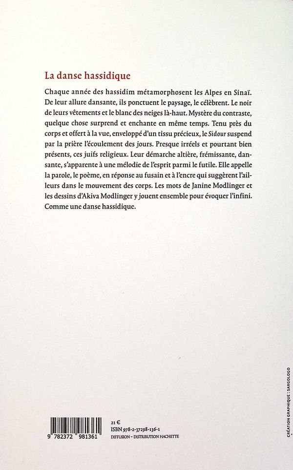 Quatrième de couverture de « La danse hassidique »