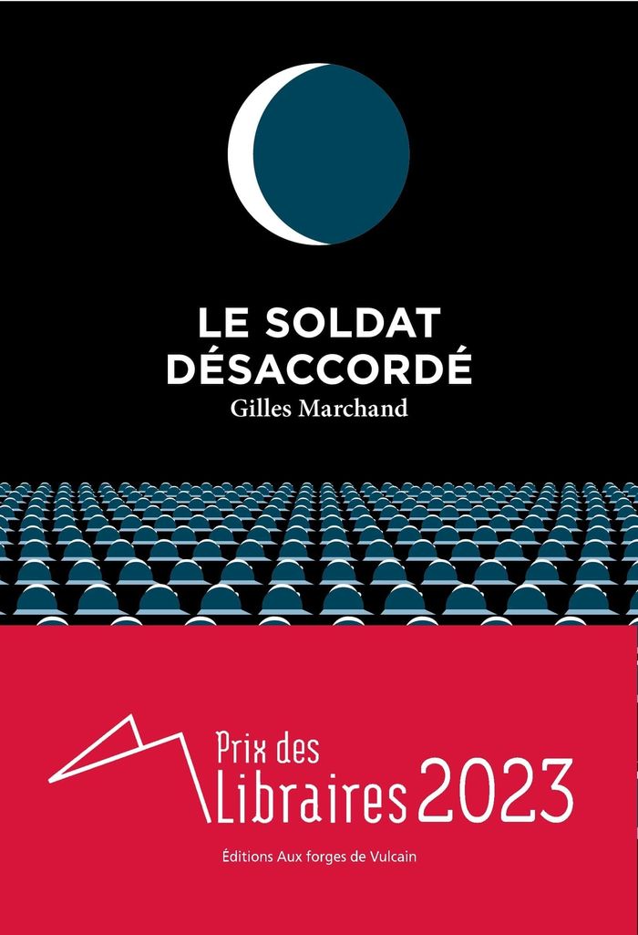 Couverture du livre « Le soldat désaccordé » de Gilles Marchand, librairie Les Contes Infusés à Corte