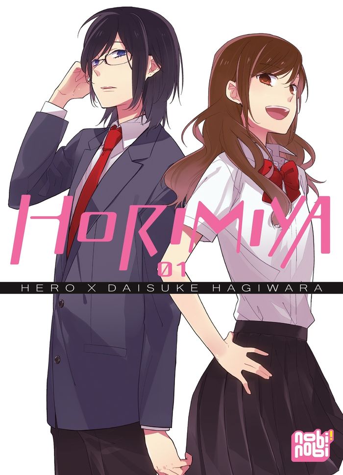 Couverture du livre « HORIMIYA T01 » de Hero/hagiwara, librairie Les Contes Infusés à Corte