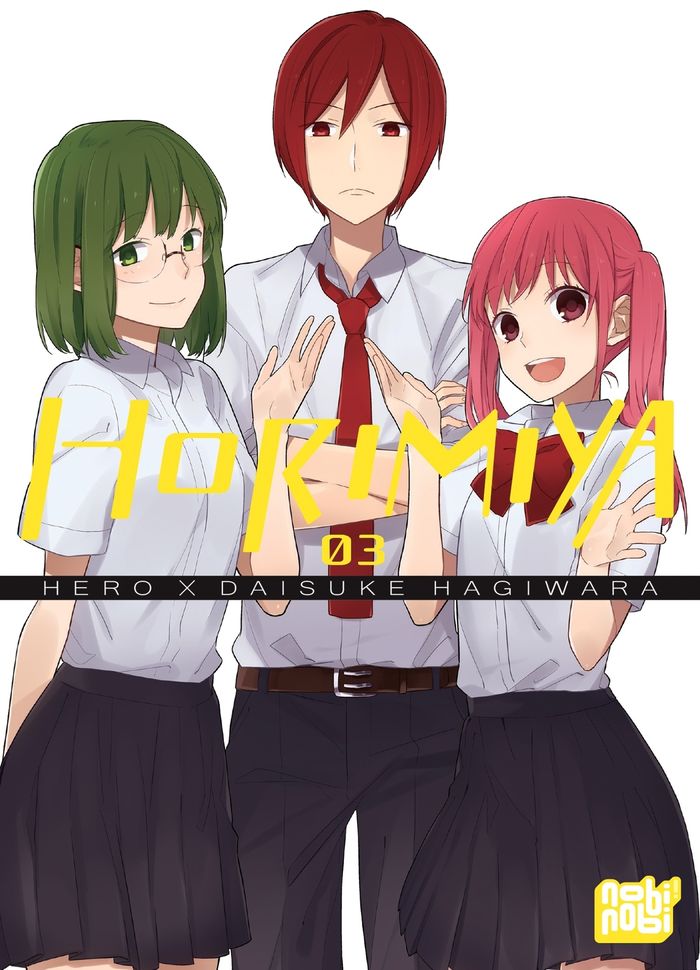 Couverture du livre « HORIMIYA T03 » de Hero/hagiwara, librairie Les Contes Infusés à Corte