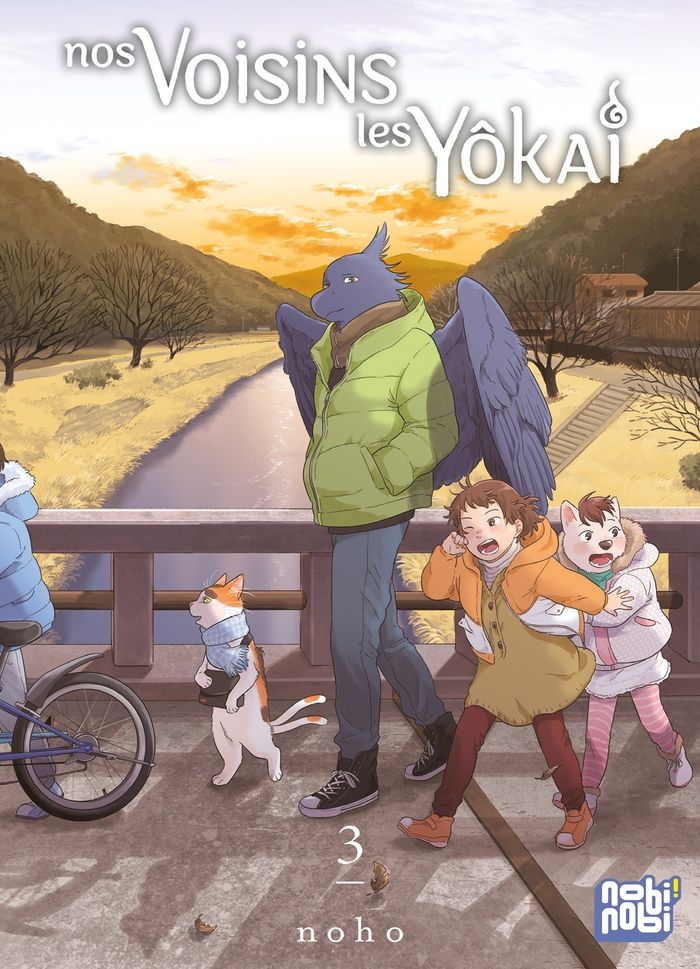 Couverture du livre « Nos voisins les yôkai » de Noho, librairie Les Contes Infusés à Corte
