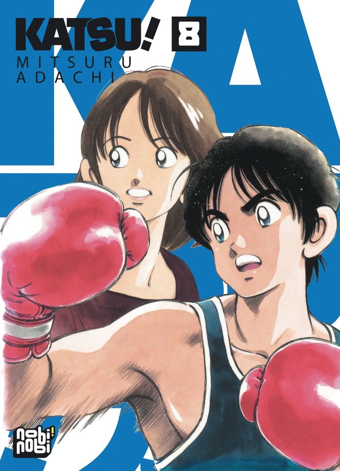 Couverture du livre « Katsu! » de Mitsuru Adachi, librairie Les Contes Infusés à Corte