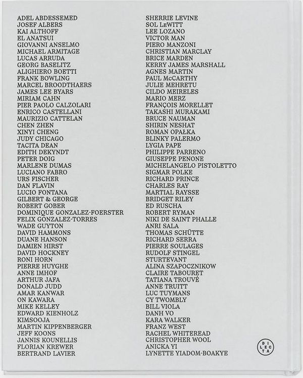 Quatrième de couverture de « Masterpieces of the Pinault Collection »