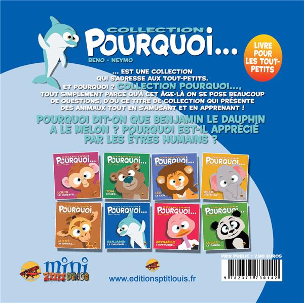 Quatrième de couverture de « COLLECTION POURQUOI... - BENJAMIN, LE DAUPHIN »