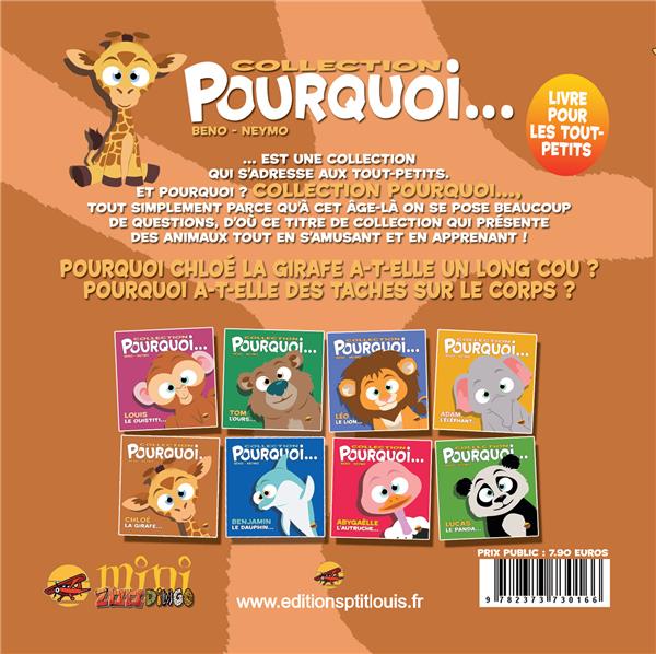 Quatrième de couverture de « COLLECTION POURQUOI... - CHLOE, LA GIRAFE »