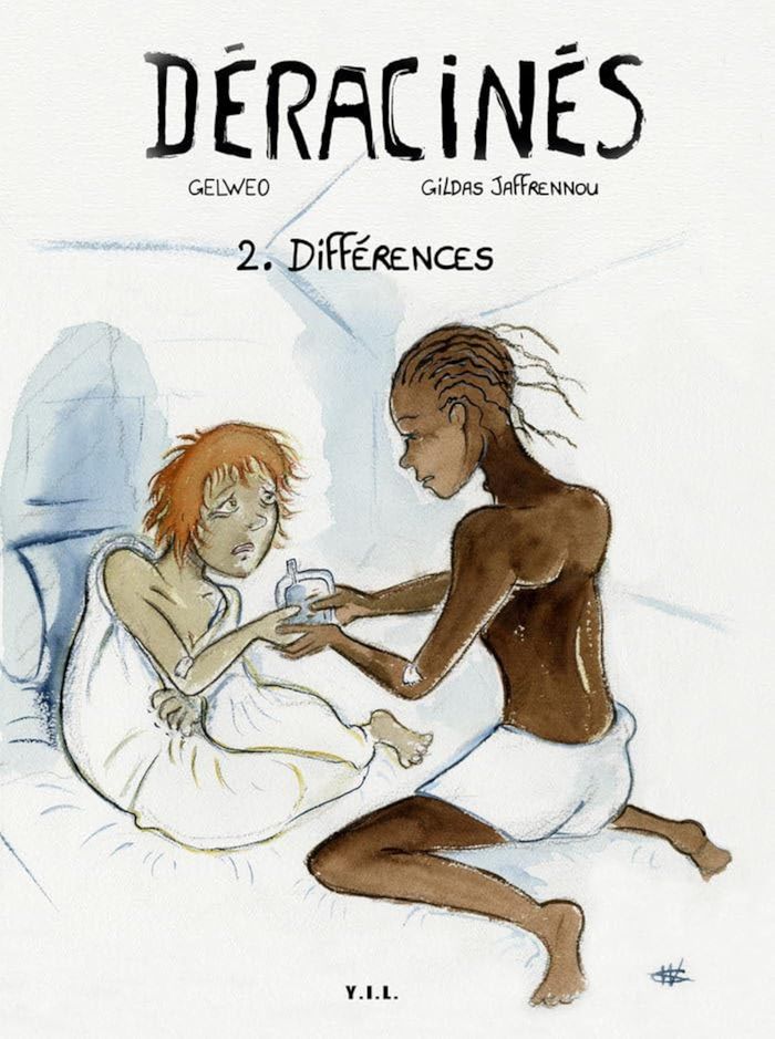 Couverture du livre « DERACINES T2 DIFFERENCES », librairie Les Contes Infusés à Corte