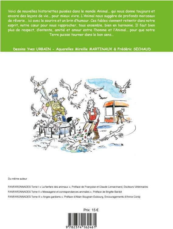 Quatrième de couverture de « LES FANFARONNADES, TOME 4, AMES SENSIBLES »