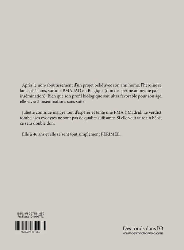 Quatrième de couverture de « Périmée »