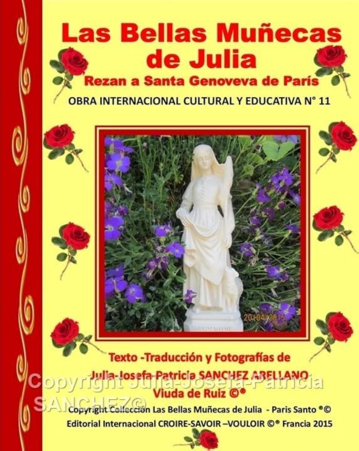 Couverture du livre « LIVRE N 11 LAS BELLAS MUNECAS DE JULIA REZAN A SANTA GENOVEVA DE PARIS » de Sanchez Veuve De Rui, librairie Les Contes Infusés à Corte