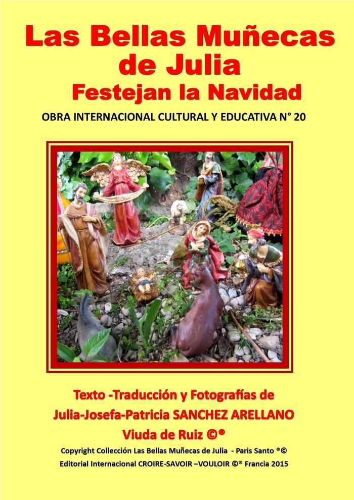 Couverture du livre « COFRE N 20 LAS BELLAS MUNECAS DE JULIA FESTEJAN LA NAVIDAD » de J.P. Sanchez Julia, librairie Les Contes Infusés à Corte