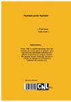 Quatrième de couverture de « HUMAIN JUSTE HUMAIN »