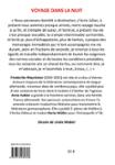 Quatrième de couverture de « VOYAGE DANS LA NUIT »