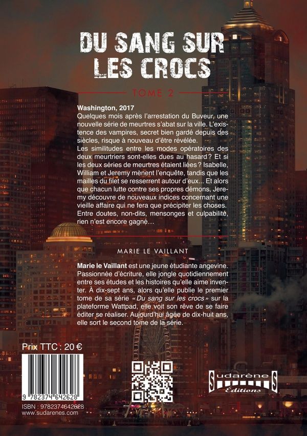 Quatrième de couverture de « DU SANG SUR LES CROCS - TOME 2 - FANTASY »