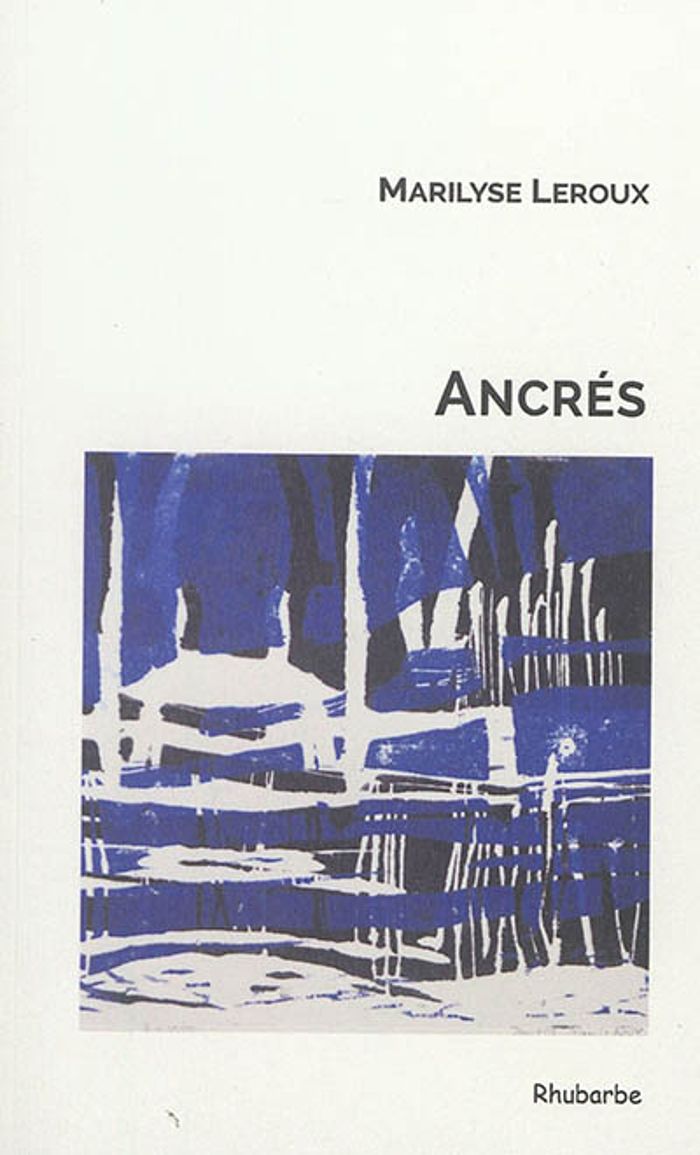 Couverture du livre « ANCRES » de Leroux Marilyse, librairie Les Contes Infusés à Corte