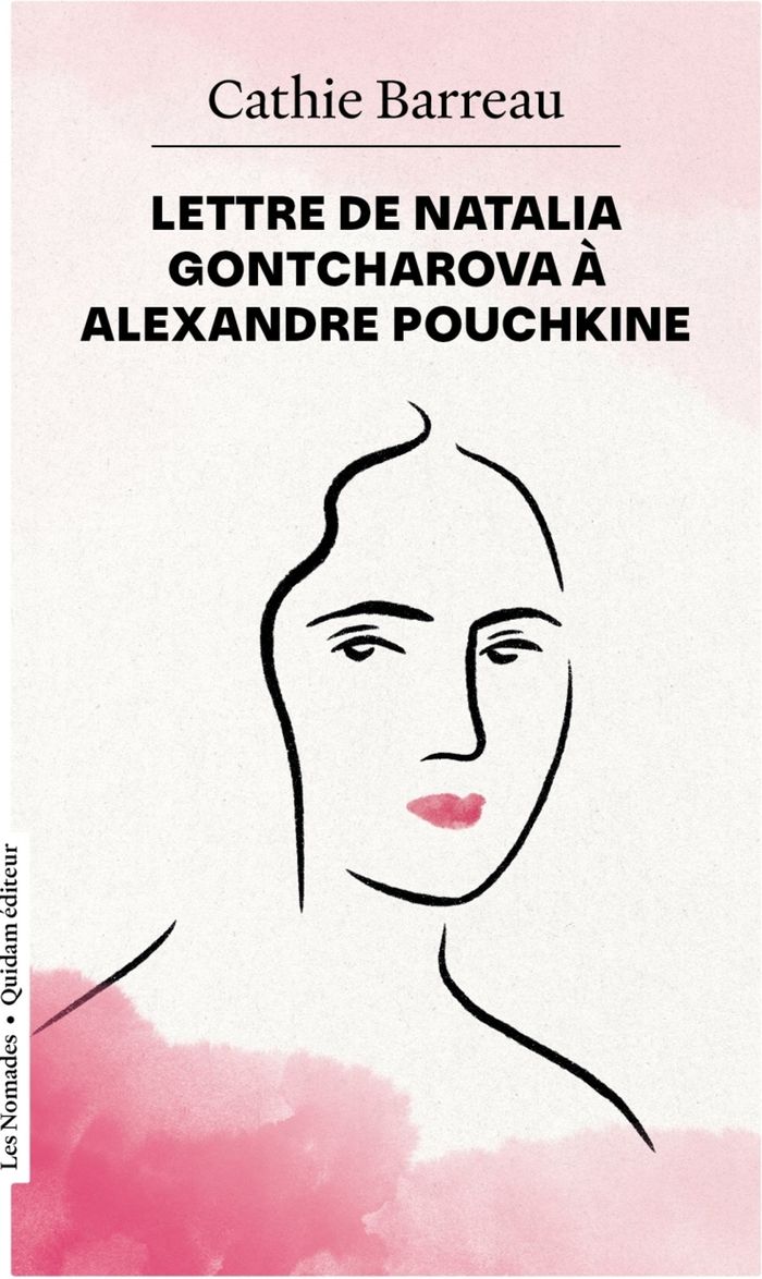 Couverture du livre « Lettre de Natalia Gontcharova à Alexandre Pouchhkine » de Cathie Barreau, librairie Les Contes Infusés à Corte