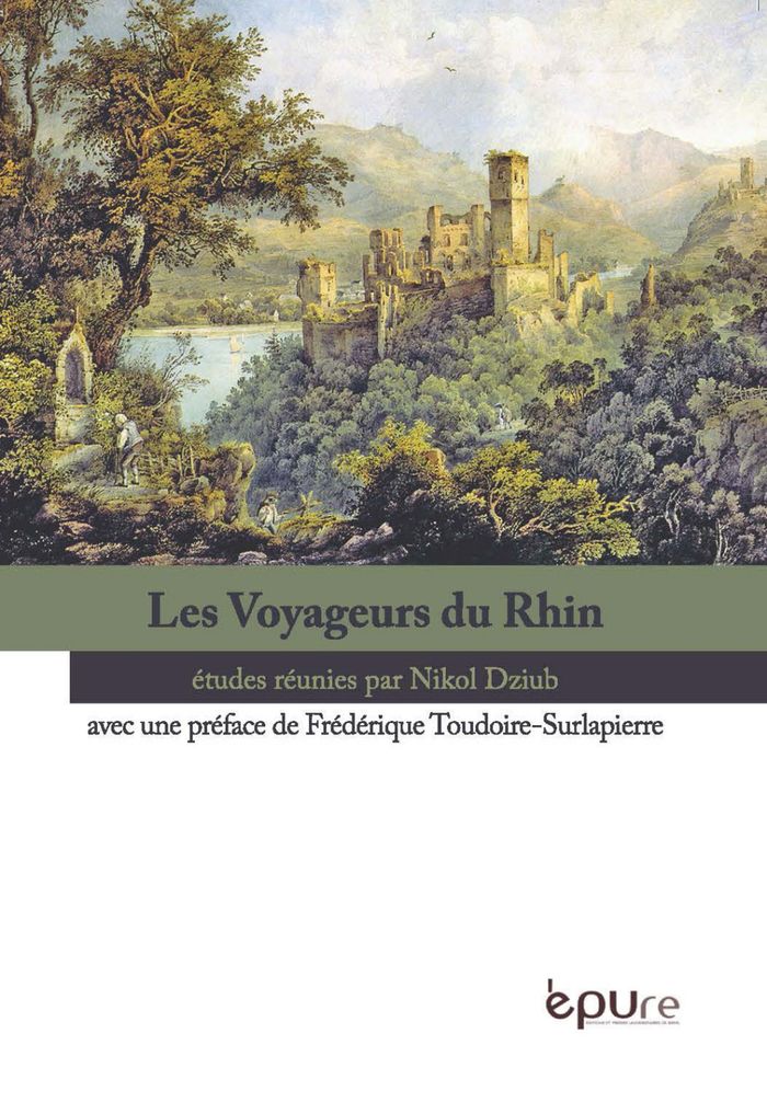 Couverture du livre « VOYAGEURS DU RHIN » de Toudoire-Surlapierre, librairie Les Contes Infusés à Corte