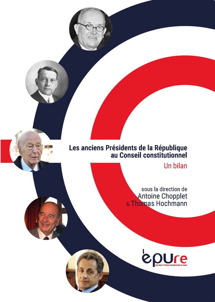 Couverture du livre « ANCIENS PRESIDENTS DE LA REPUBLIQUE AU CONSEIL CONSTITUTIONNEL » de Antoine Chopplet, librairie Les Contes Infusés à Corte