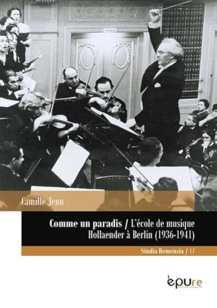 Couverture du livre « COMME UN PARADIS - L'ECOLE DE MUSIQUE HOLLAENDER A BERLIN (1936-1941) » de Camille Jenn, librairie Les Contes Infusés à Corte
