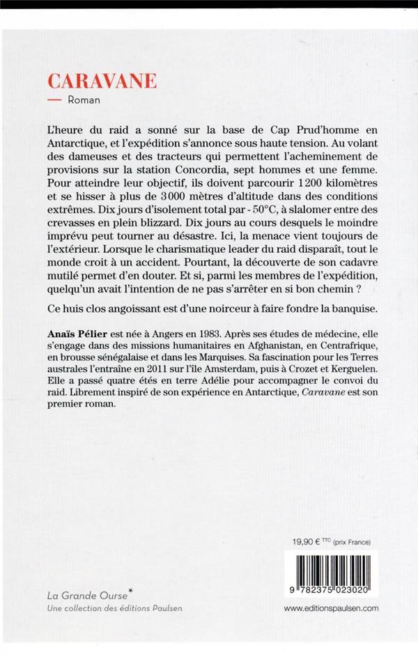 Quatrième de couverture de « Caravane »